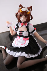 Free Clothes Anime NEKOPARA Silicone Sex Toy Azuki 65cm