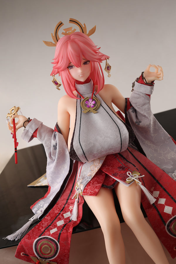 Free Clothes Anime Genshin Impact Silicone Sex Toy Yae Miko 65cm