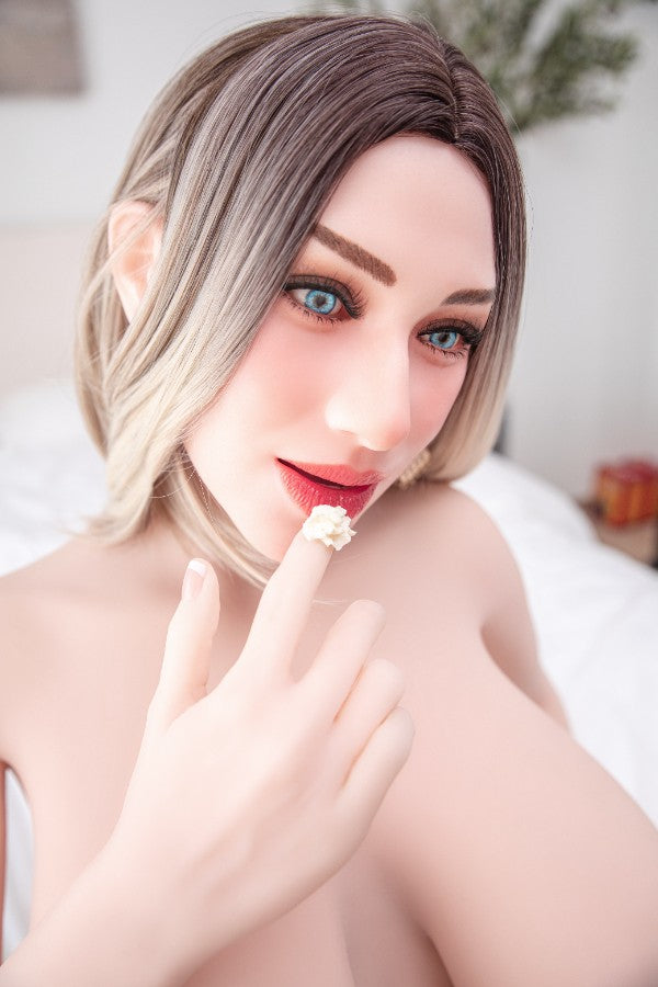 Pro Mature 159cm Silicone Doll Ava with Movable Jaw – Realistic Silicone Head