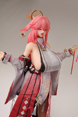 Free Clothes Anime Genshin Impact Silicone Sex Toy Yae Miko 65cm