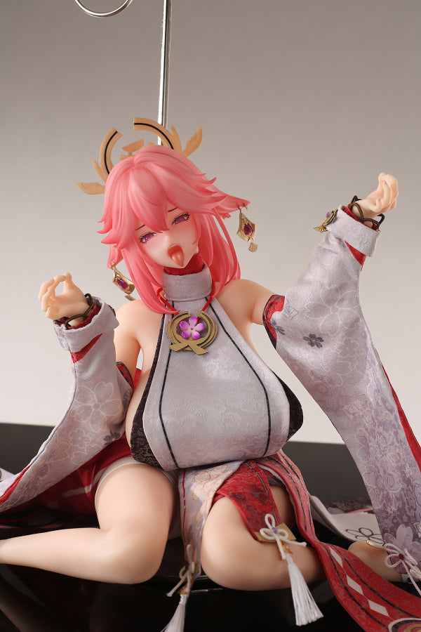 Free Clothes Anime Genshin Impact Silicone Sex Toy Yae Miko 65cm