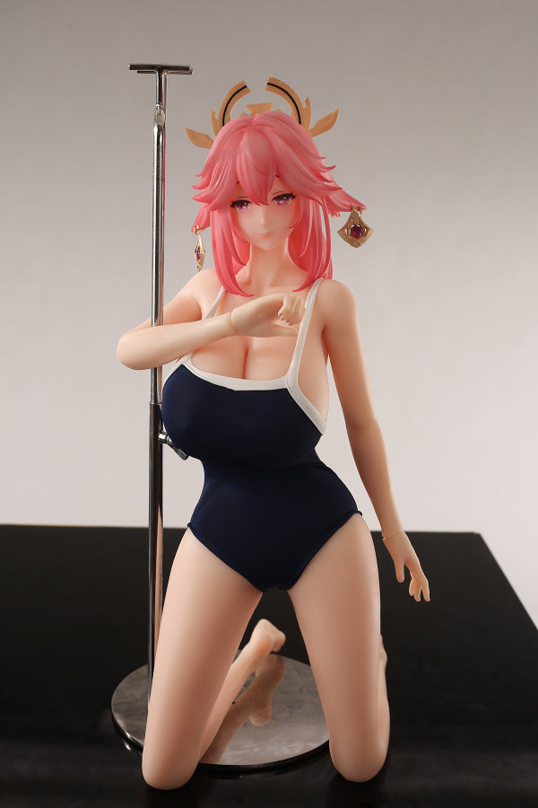 Free Clothes Anime Genshin Impact Silicone Sex Toy Yae Miko 65cm