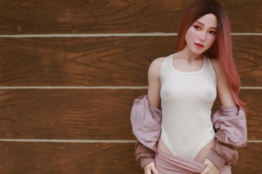 Ultra Small Breast Movable Jaw Full Silicone Sex Doll Hannah 157cm.
