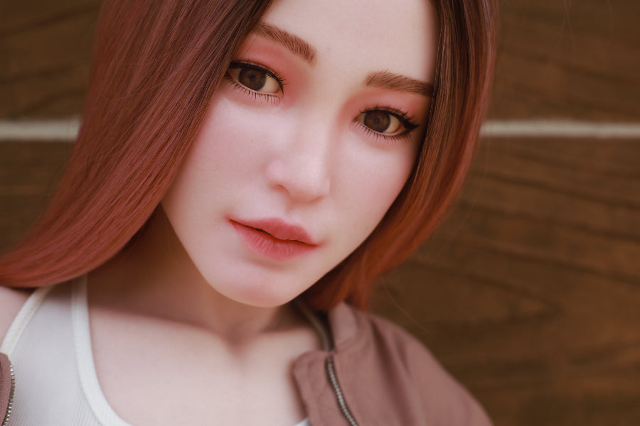 Ultra Small Breast Movable Jaw Full Silicone Sex Doll Hannah 157cm.