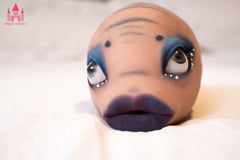 #F1 Tan TPE Fish Sex Toy, 38cm Girth, M16 Connector