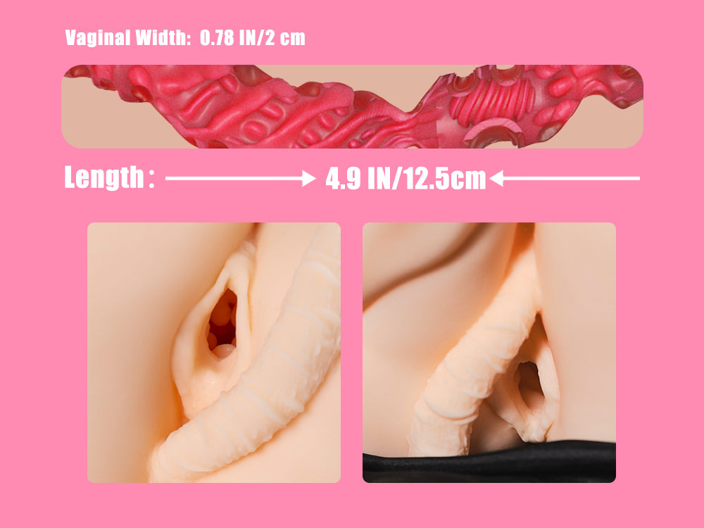 Vagina and anal tunnels on Big Yua doll  