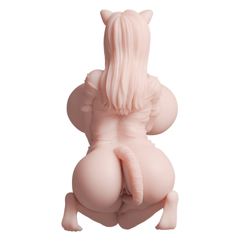 Sexy anime girl body with curvy shape